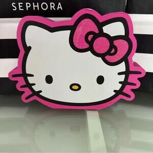 Hello Kitty Glittery Block Sign